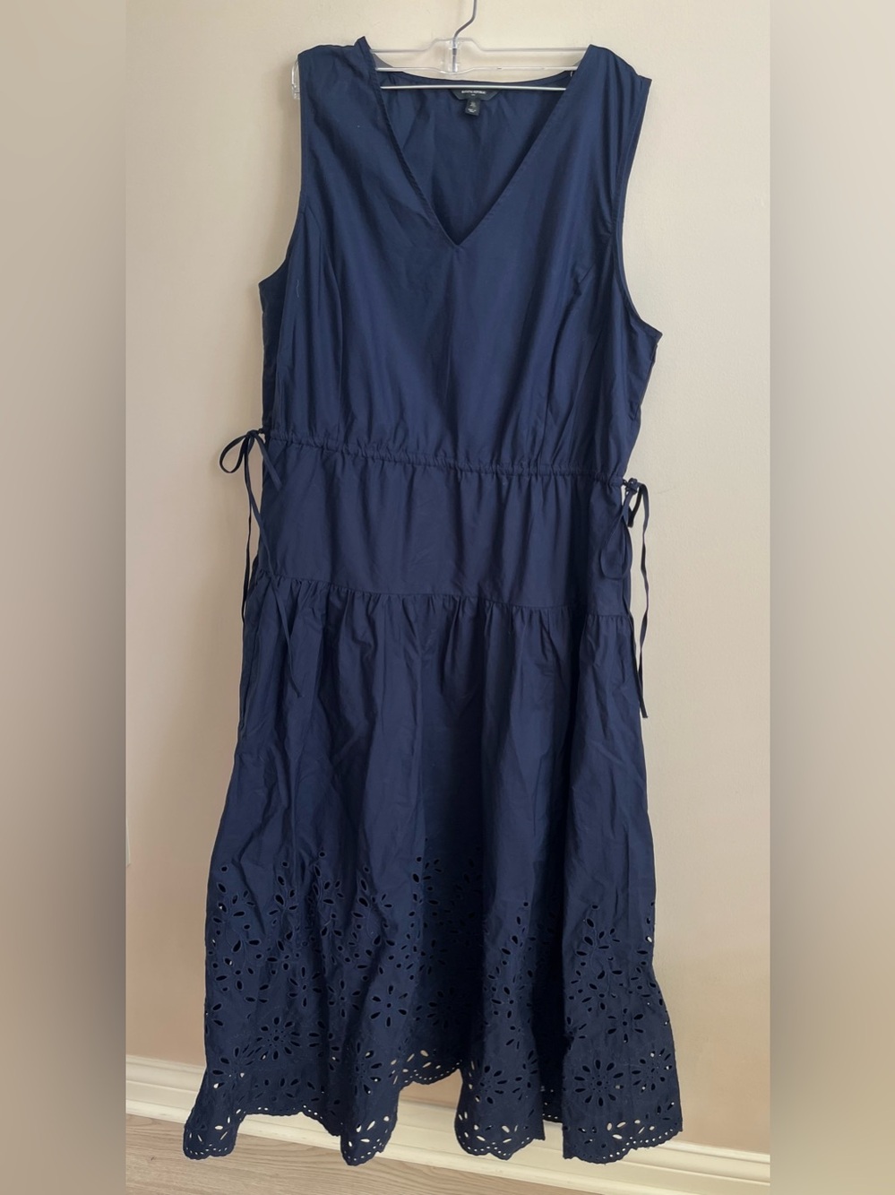 NWOT-Banana Republic Factory Navy Maxi Dress, Extra Large